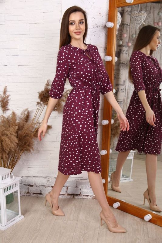 Tricase dress Lorena (burgundy) pp