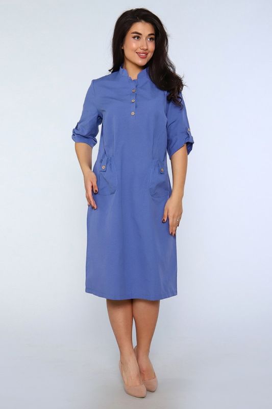 Dress knitted Fenella (blue) pp