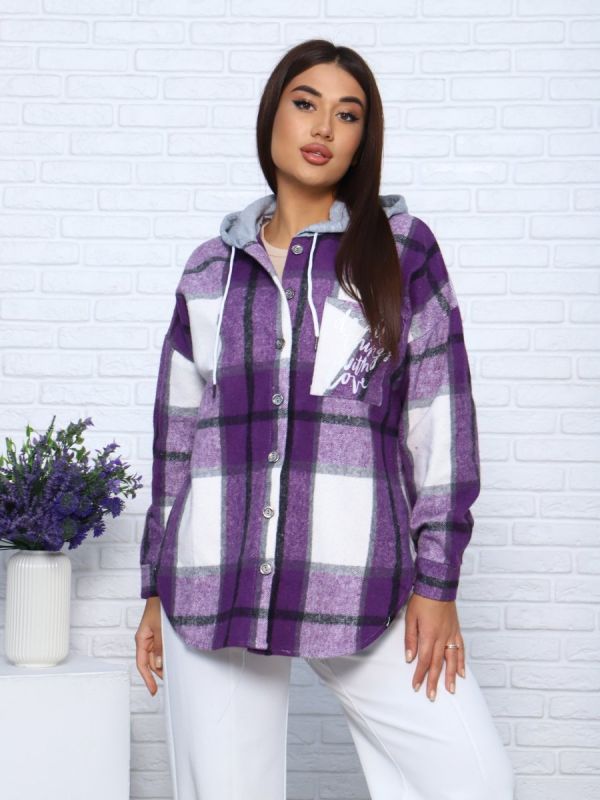 Women's shirt Lyubov (purple)