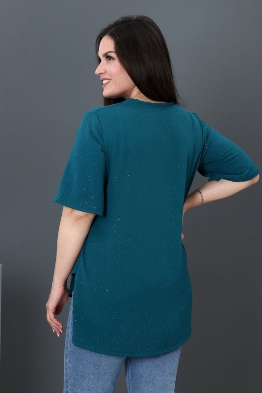 Tunic knitted Varisa (emerald) pp