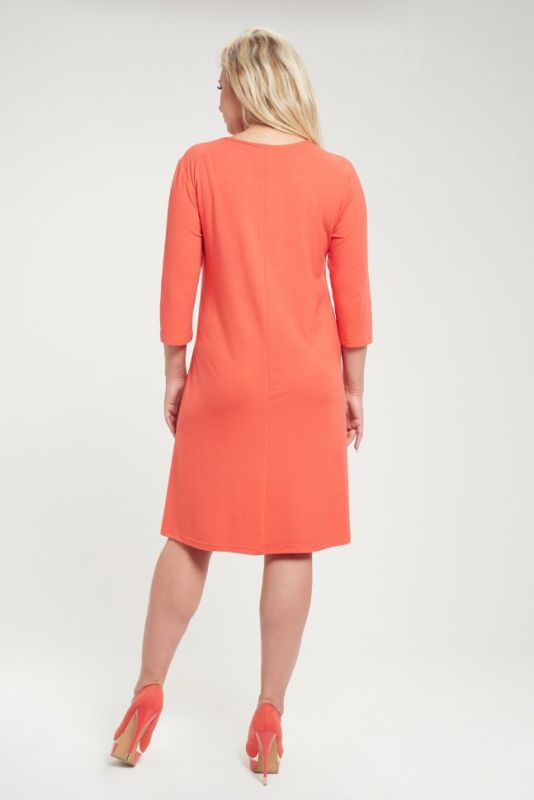 Viscose dress Hilary (salmon) pp