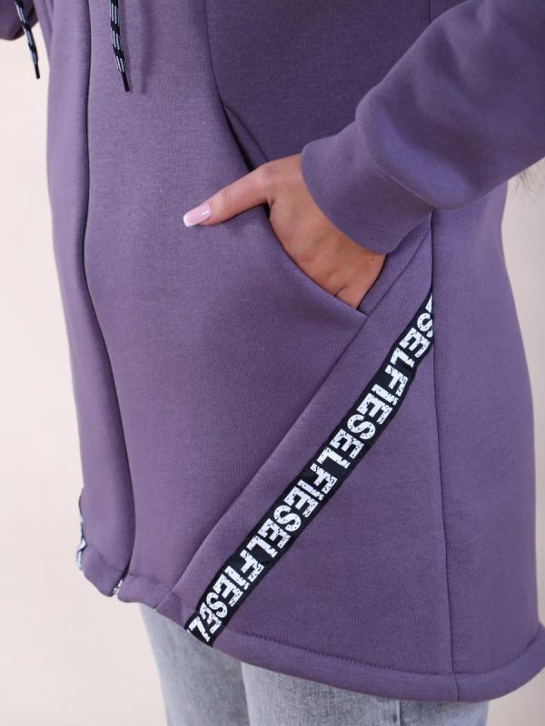 Tricase sweatshirt Zimushka (purple) rr