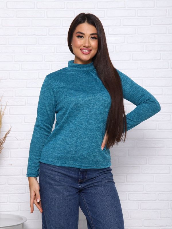 Women's sweater Vasilisa (sea wave)