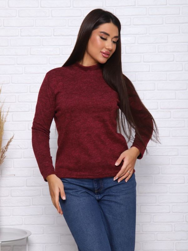 Women's sweatshirt Vasilisa (burgundy)