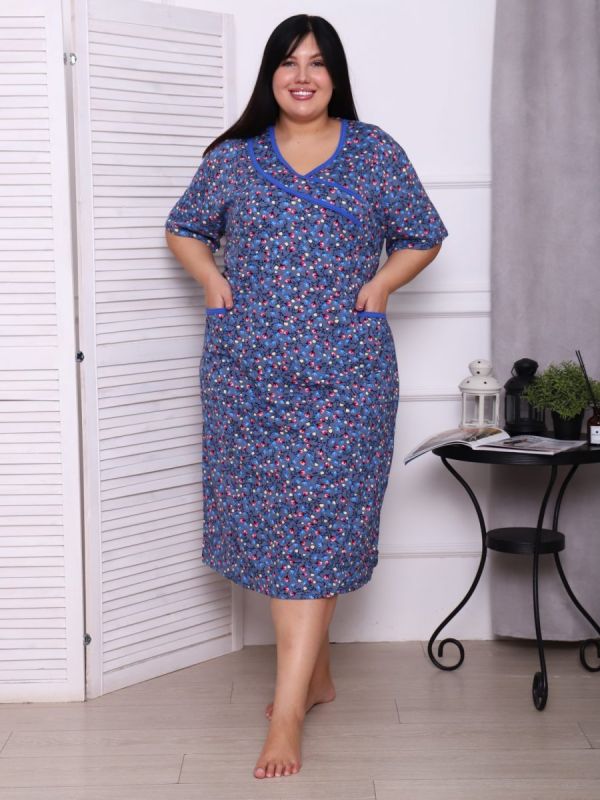 Tricase dress Domashnee (dark blue) rr