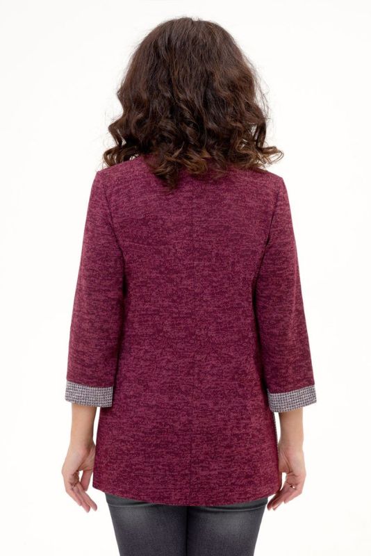 Tricot tunic Martina (burgundy)