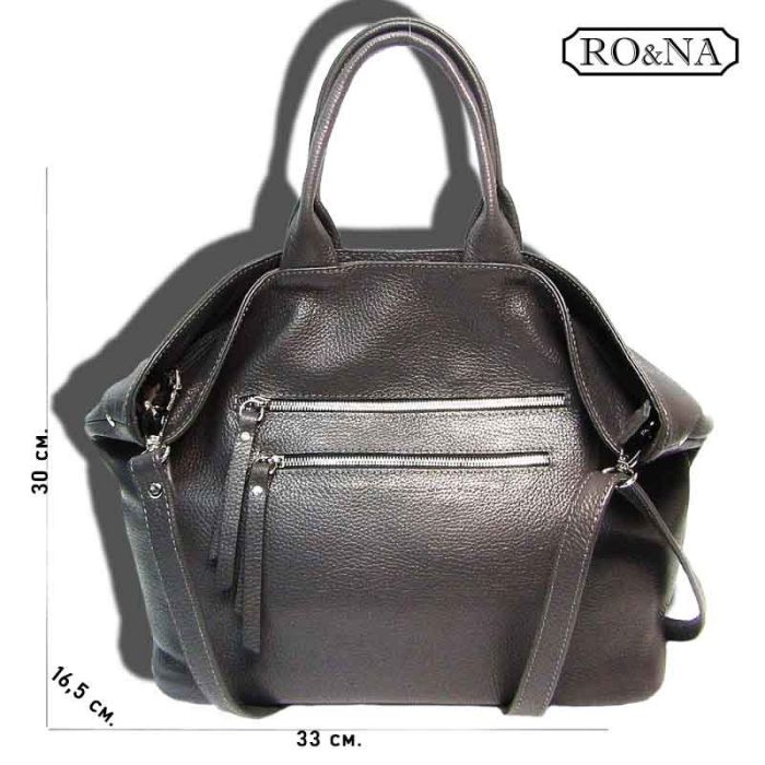 Large Women's Leather Shoulder Bag - Nightingale Style