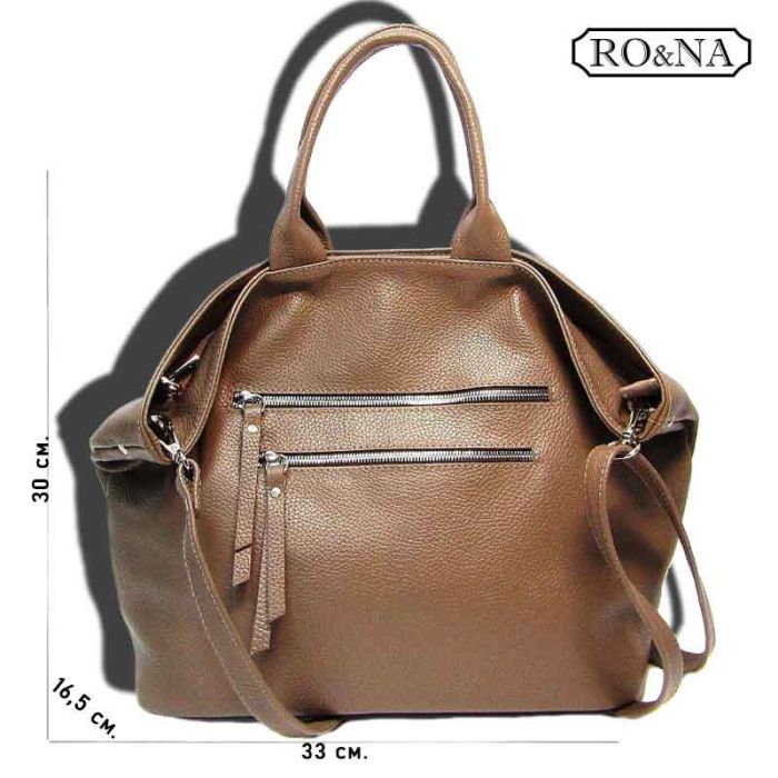 Large Women's Leather Shoulder Bag - Nightingale Style