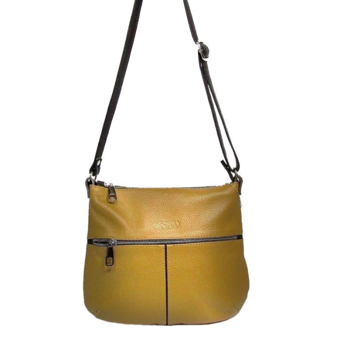 Women's Leather Shoulder Bag - Casual