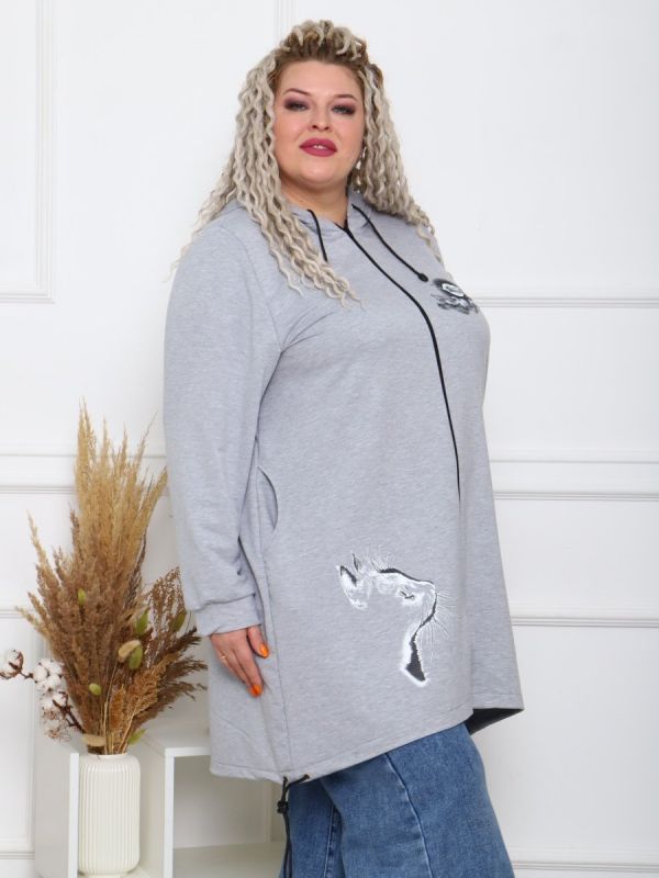 Kelly knitted tunic (gray)