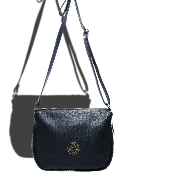 Women's leather shoulder strap bag - small