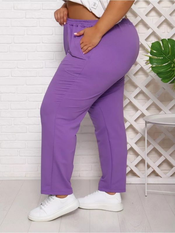 Tionna knitted pants (purple)