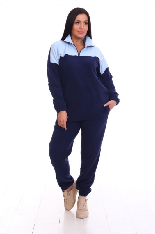 Fleece suit Milalika (dark blue) pp