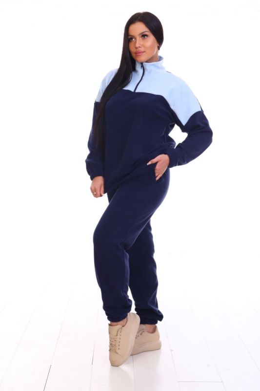 Fleece suit Milalika (dark blue) pp