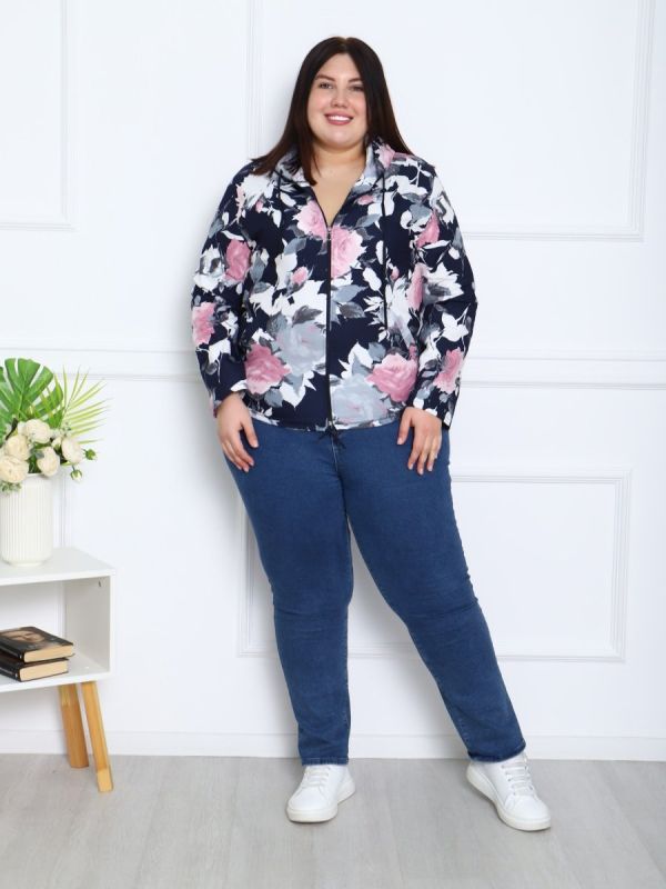 Women's sweatshirt Linda (flowers)