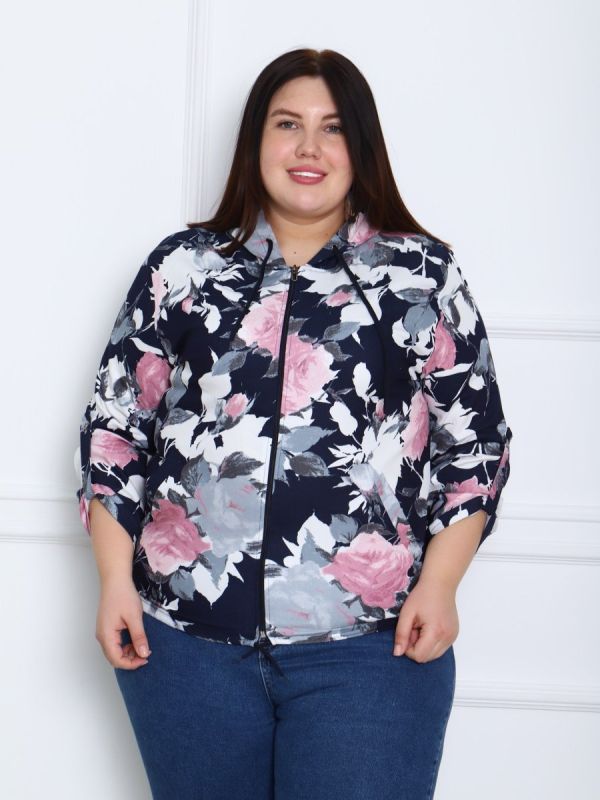 Women's sweatshirt Linda (flowers)