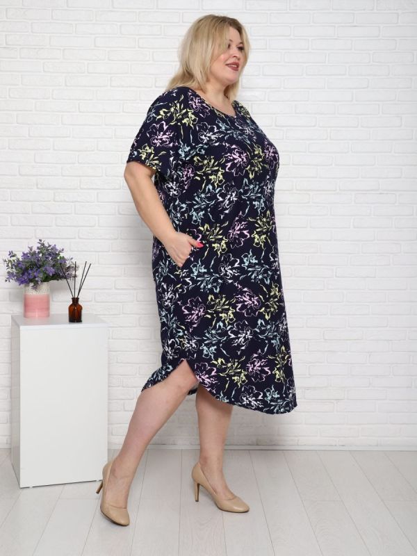 Linara knitted dress (flowers)