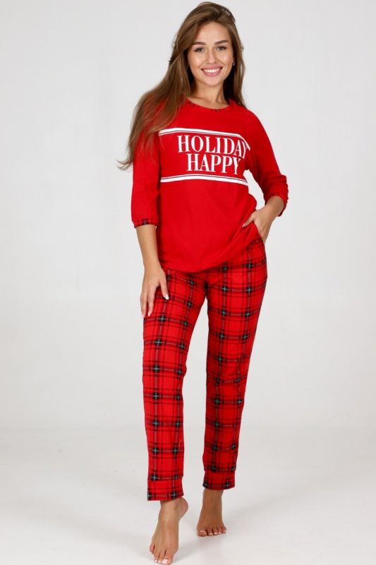 Tricot pajamas Ratislava (plaid) pp