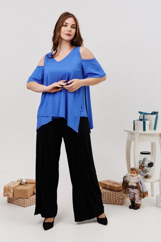 Viscose tunic Brina (blue) pp