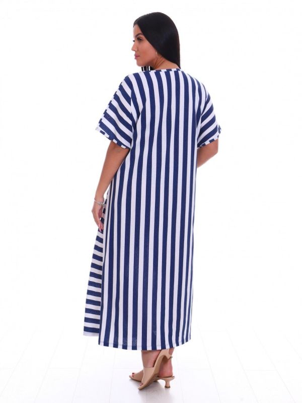 Tricase dress Dobeslava (blue stripe) pp