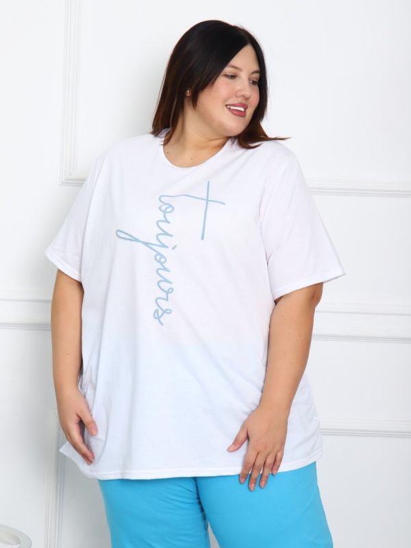 Tricase T-shirt Kirsty (white) pp