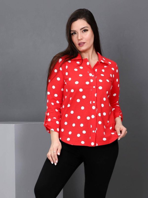 Tricase shirt Delina (red) pp