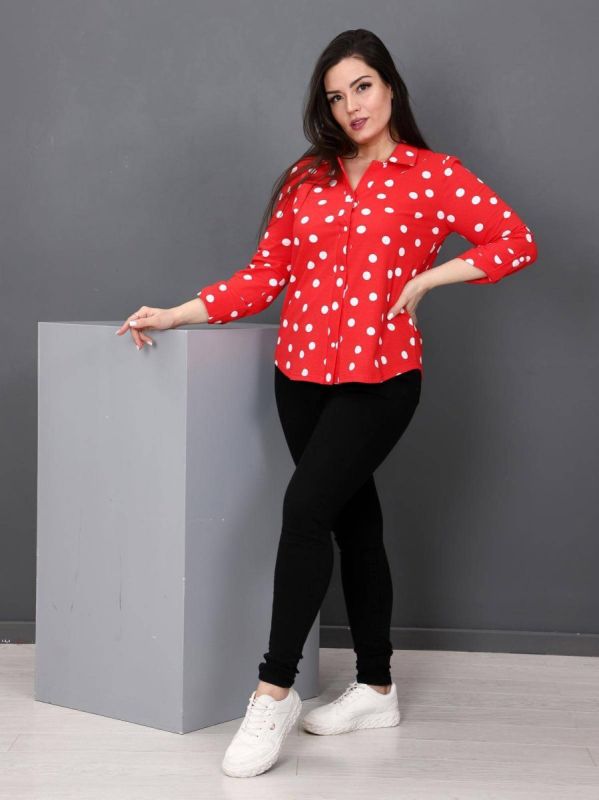 Tricase shirt Delina (red) pp