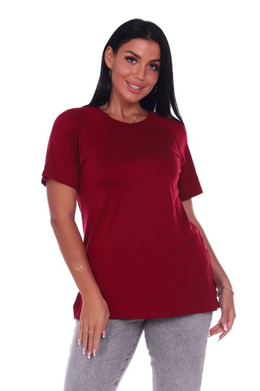 T-shirt viscose Ermionia (burgundy) pp