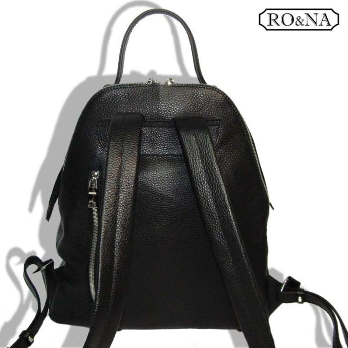 Women's leather backpack for ladies and older ladies