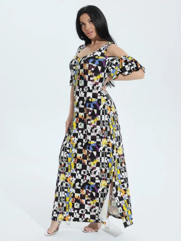 Viscose dress Krym (abstract) pp