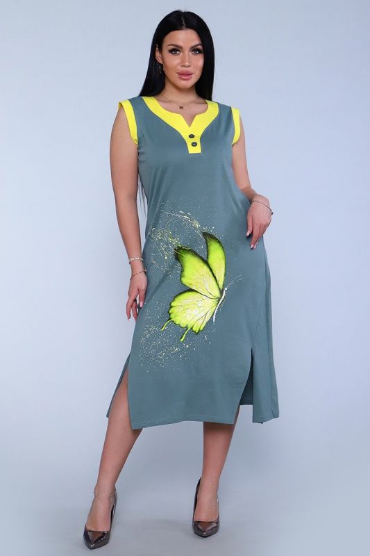 Tricase dress Eggy (olive) rr