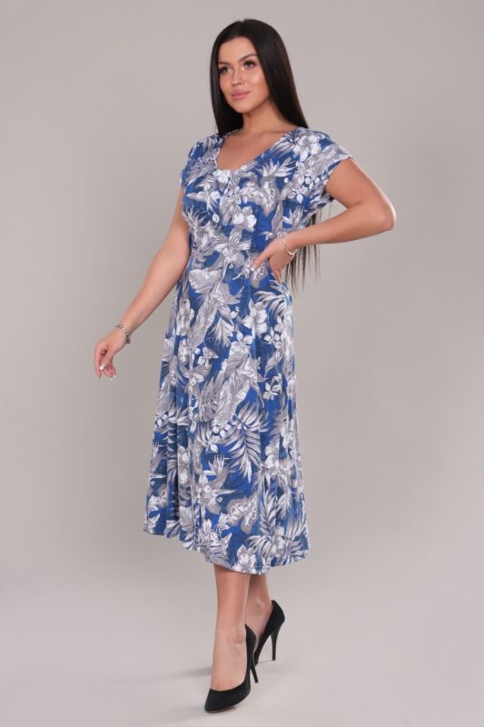 Dress tricase Trudy (blue) rr