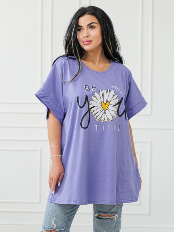 Tricase T-shirt Marian (purple) pp