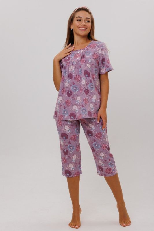 Tricot pajamas Safra (lilac) pp