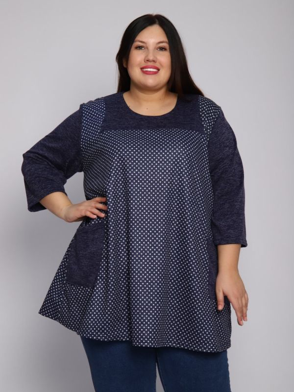 Tunic tricase Milana (dark blue) pp