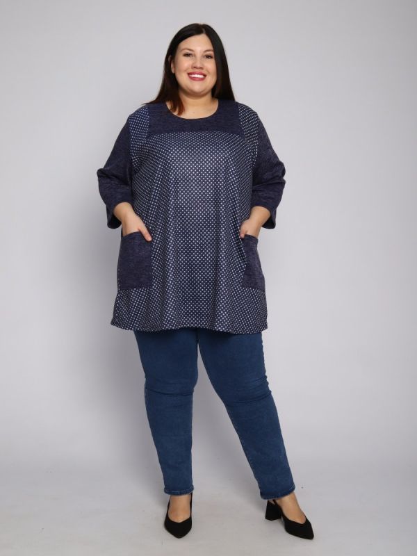 Tunic tricase Milana (dark blue) pp