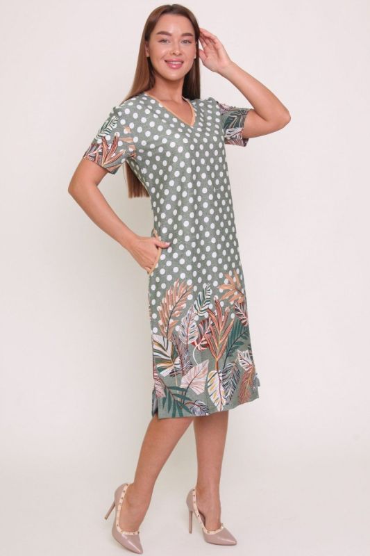 Tricot dress Margo (green) pp