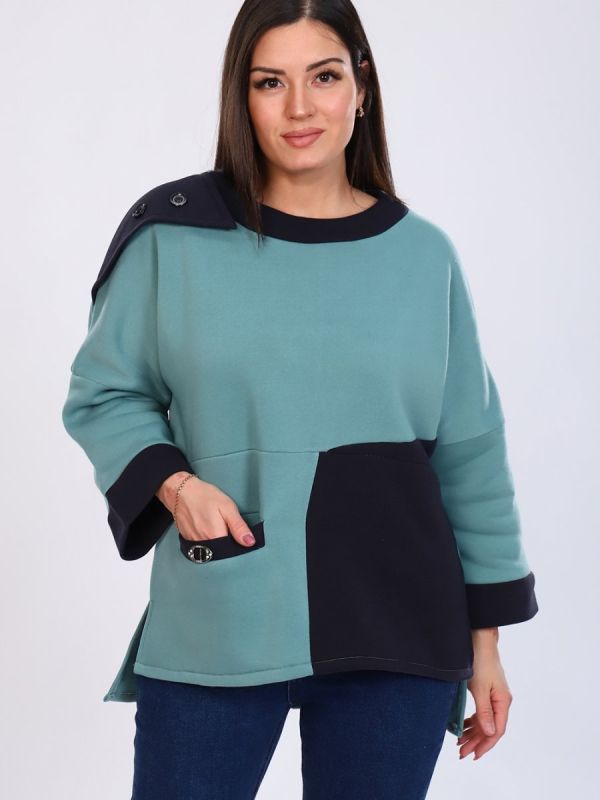 Felina knitted tunic (pistachio) pp