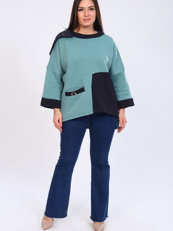 Felina knitted tunic (pistachio) pp