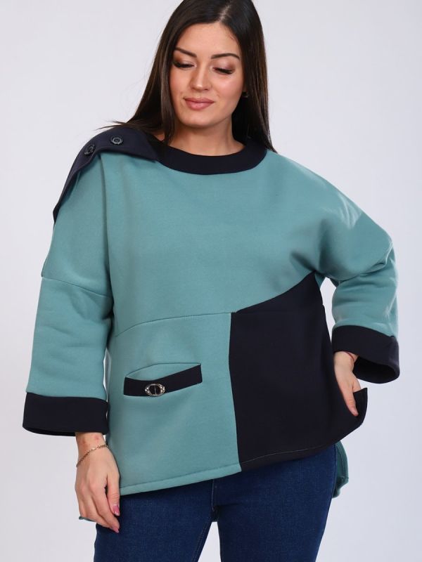 Felina knitted tunic (pistachio) pp