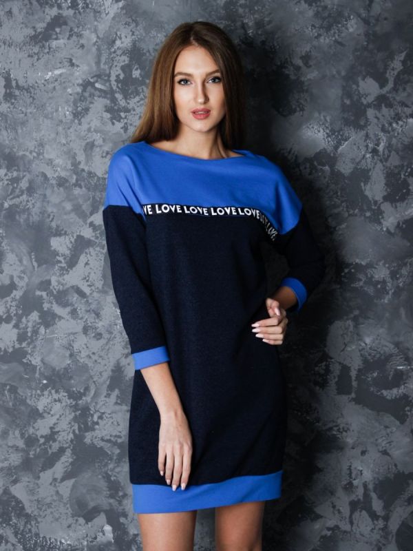 Dress knitted Stacks (blue) rr