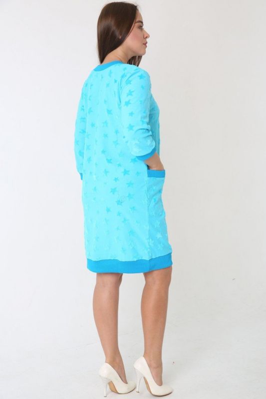 Tunic knitted Una (blue) rr