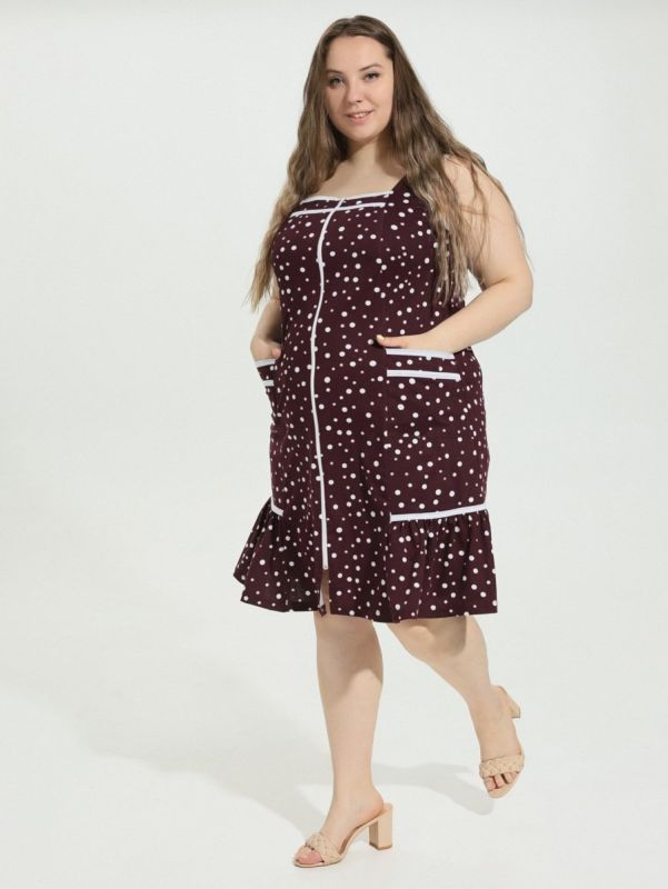 Tricase robe Velvet (burgundy) pp