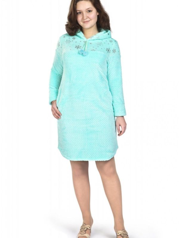 Tunic made of velsoft Viola (turquoise) pp