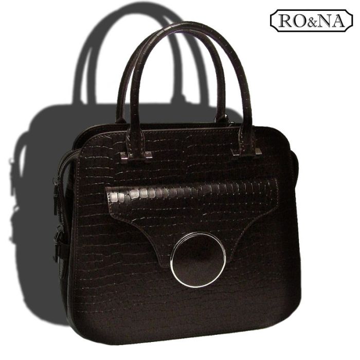 Women's Leather Bag - Medium Size, Italian