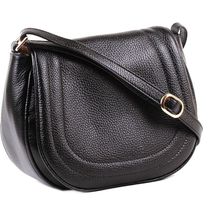 Leather Saddle Bag - Women's Crossbody Bag