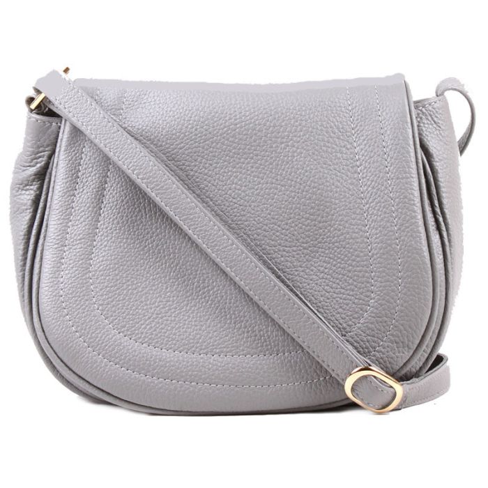 Leather Saddle Bag - Women's Crossbody Bag