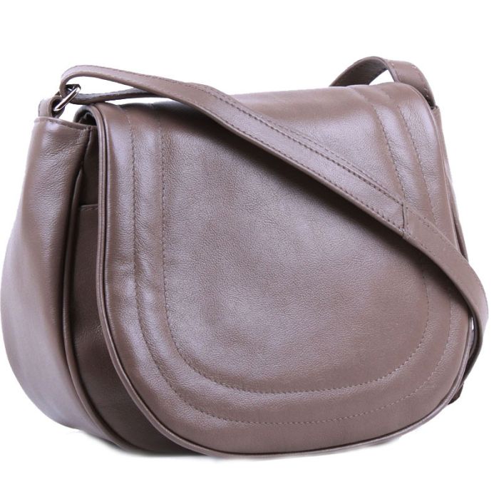 Leather Saddle Bag - Women's Crossbody Bag