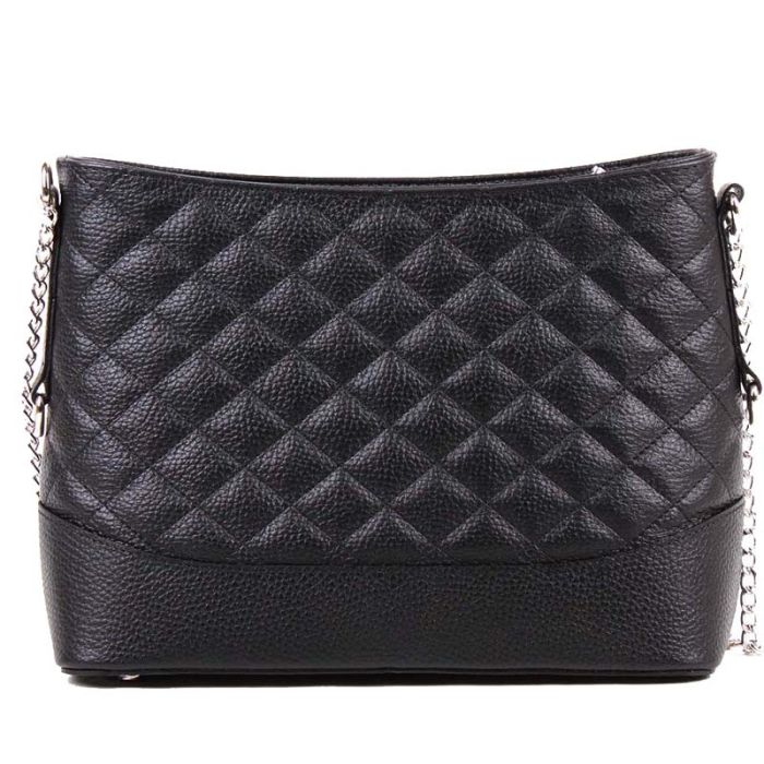 Leather Shoulder Bag - Quilted