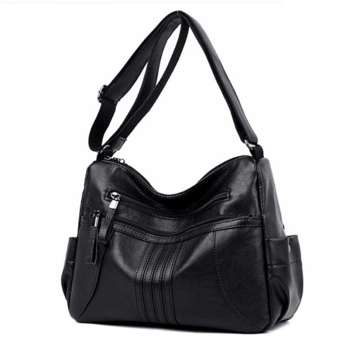 Bag with many pockets and compartments